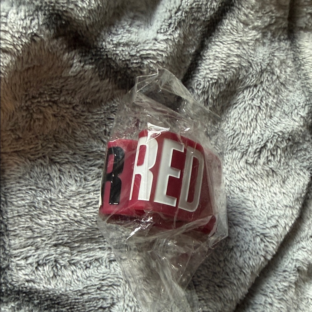 Taylor Swift Red Rubber Bracelet Tour Original Red Era Official Merch Sealed